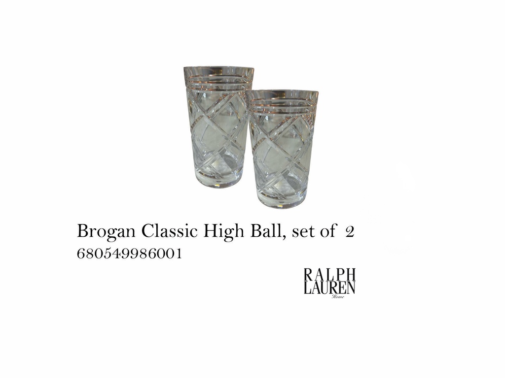 BROGAN CLASSIC-HIGHBALL S/2 (680561526001)