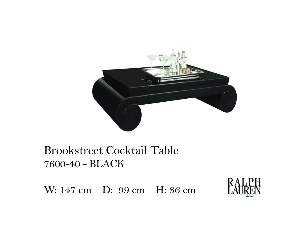 BROOK STREET COCKTAIL TABLE-BLACK