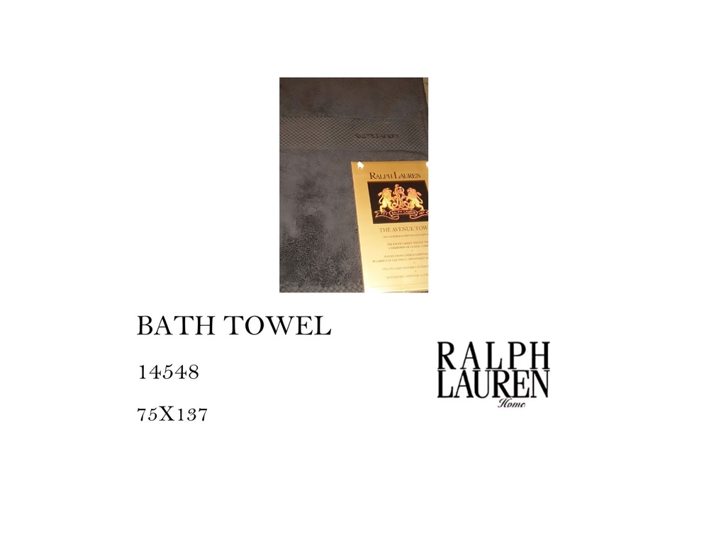 CLAVENUE BROWN TOWEL(1 STRIPE)