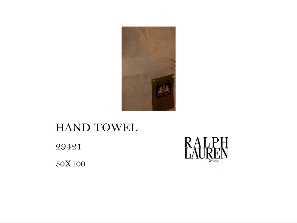 CLAVENUE SAND TOWEL  (1 STRIPE)