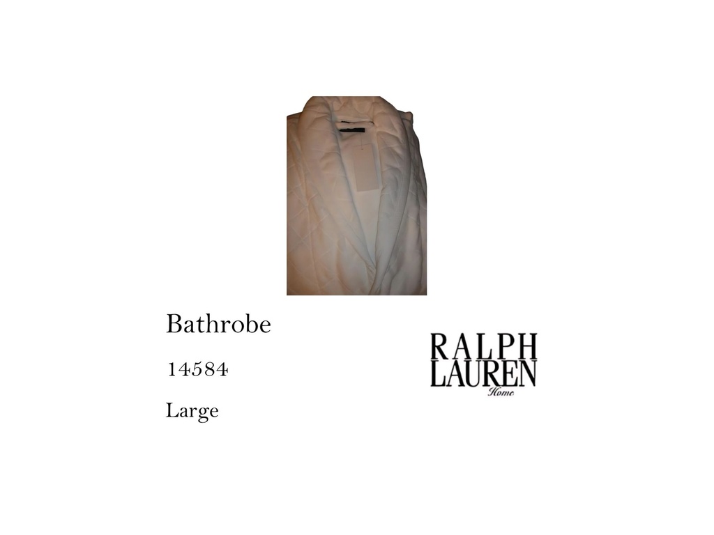CLAVENUE BURNOOSE BATH ROBE