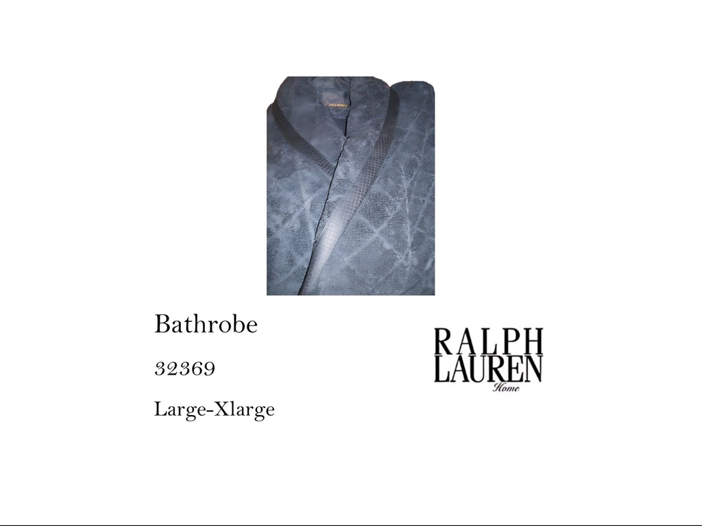CLAVENUE BURNOOSE BATH ROBE