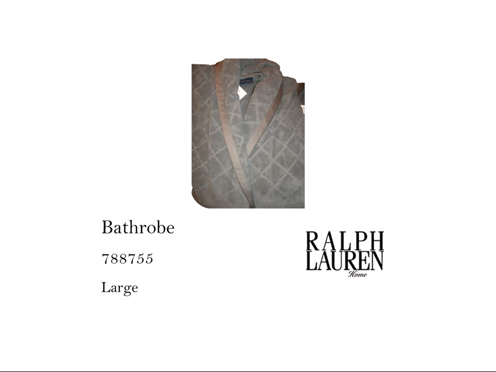 CLAVENUE BURNOOSE BATH ROBE