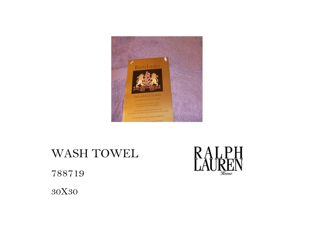 CLAVENUE PURPLE TOWEL  (1 STRIPE)