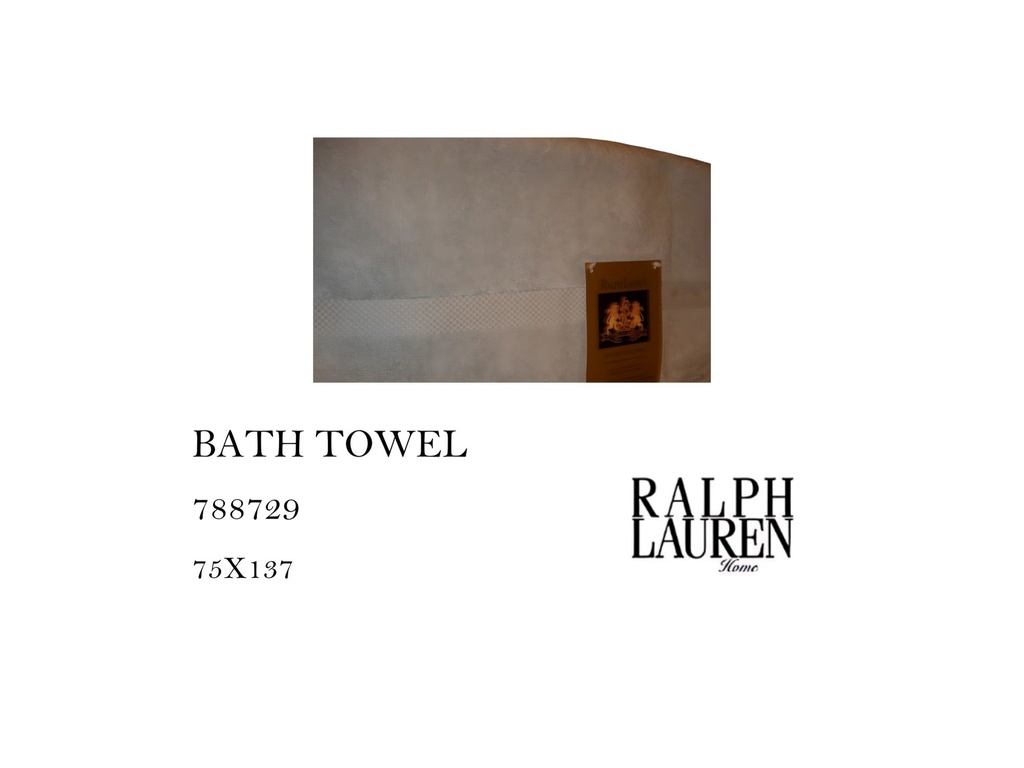 CLAVENUE SEA MIST BATH TOWEL  (1 STRIPE)