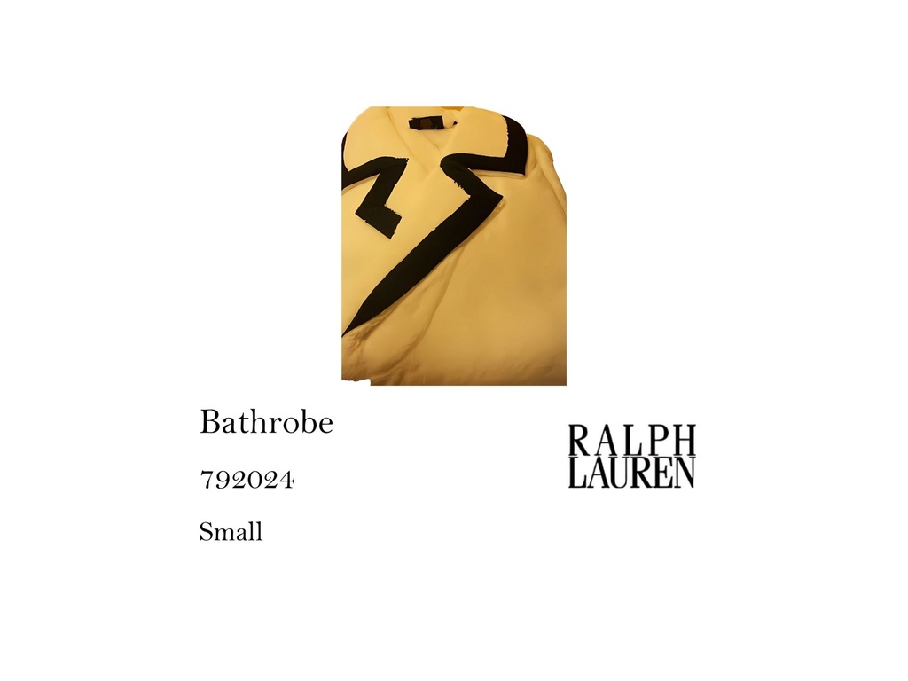 CLHOTEL BURNOOSE BATH ROBE