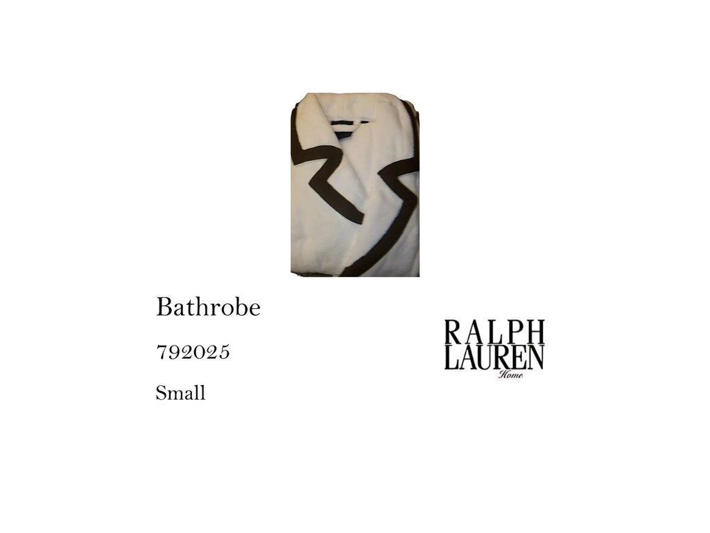 CLHOTEL  BURNOOSE  BATH ROBE