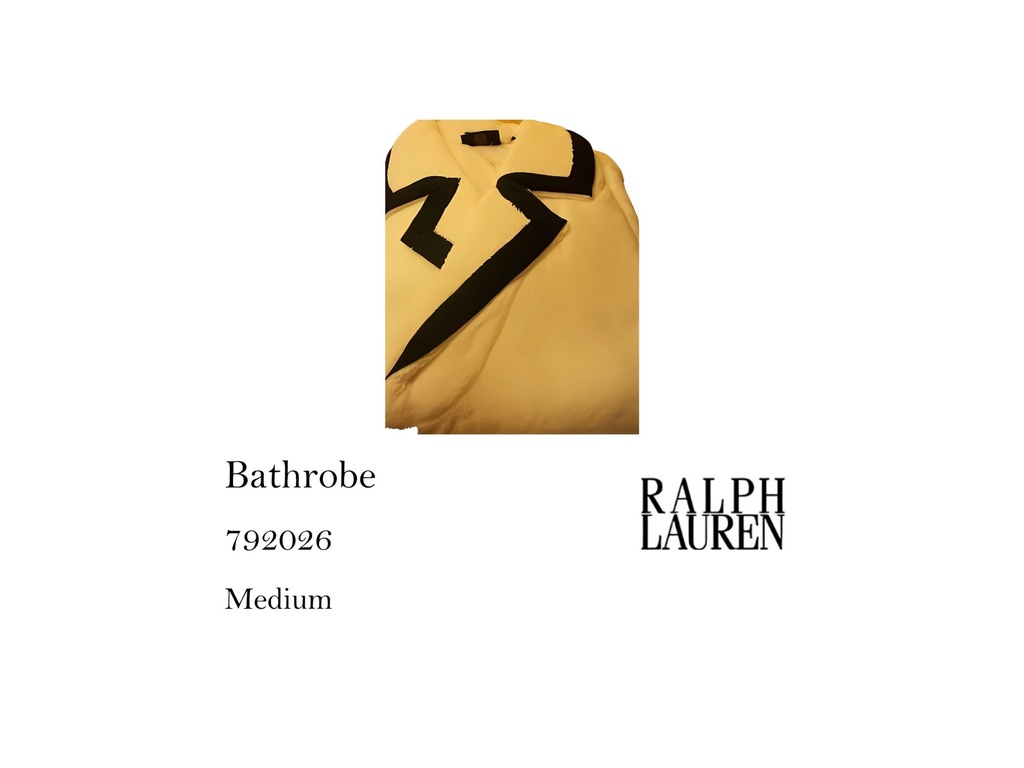 CLHOTEL BURNOOSE BATH ROBE