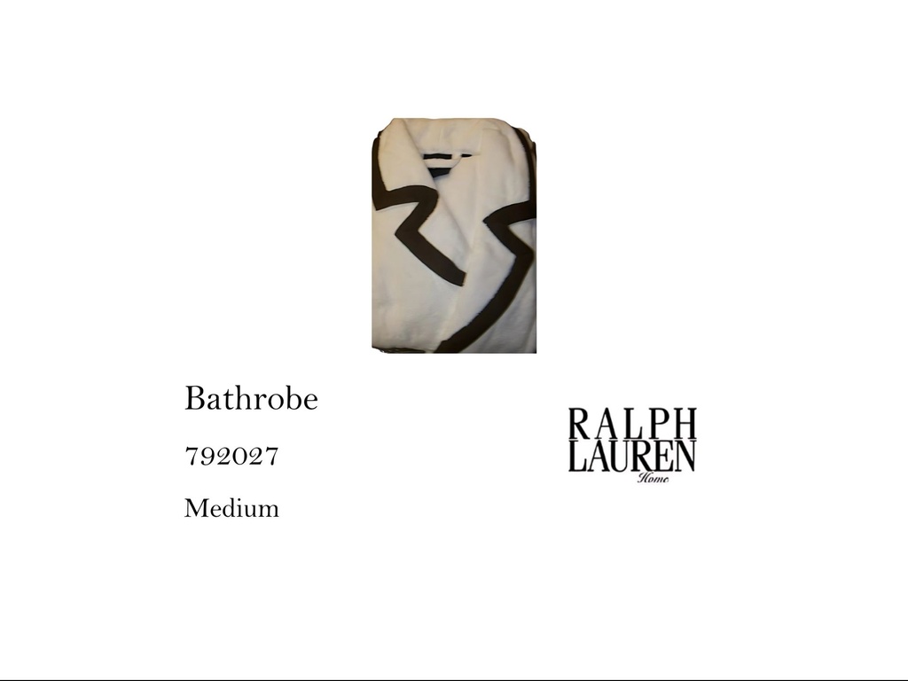 CLHOTEL  BURNOOSE BATH ROBE