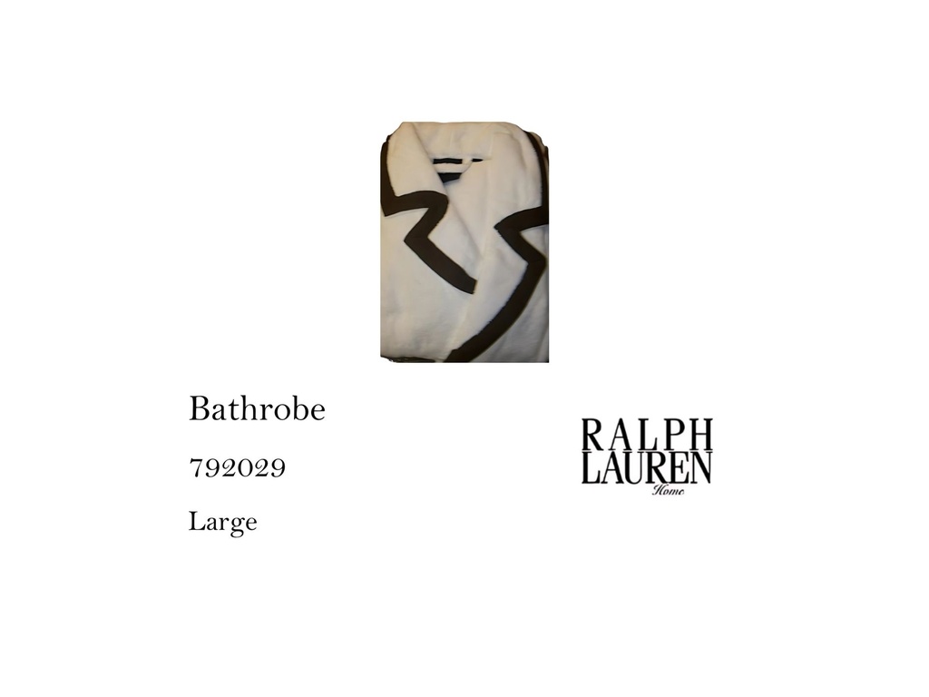CLHOTEL BURNOOSE BATH ROBE