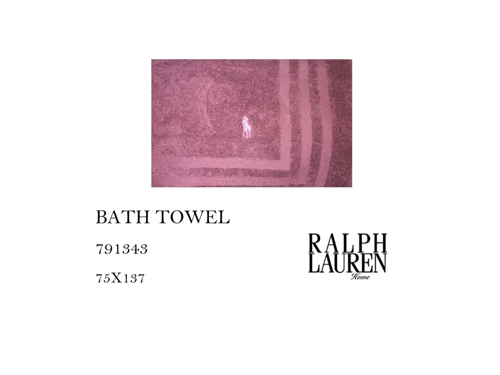 CLPLAY.E  BORDEAUX TOWEL (3 STRIPES)