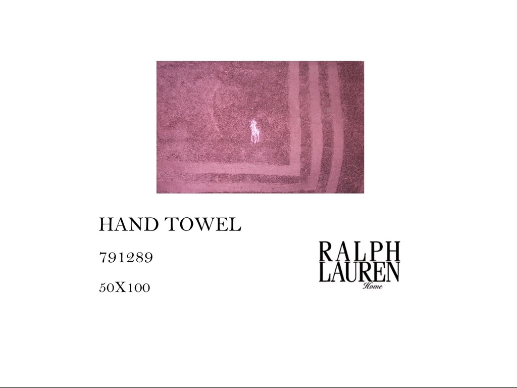 CLPLAY.E  BORDEAUX TOWEL (3 STRIPES)