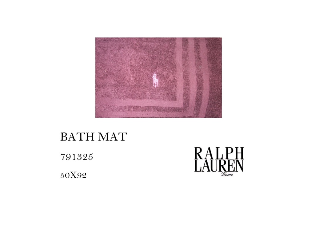 CLPLAY.E BORDEAUX  BATH MAT (3 STRIPES)