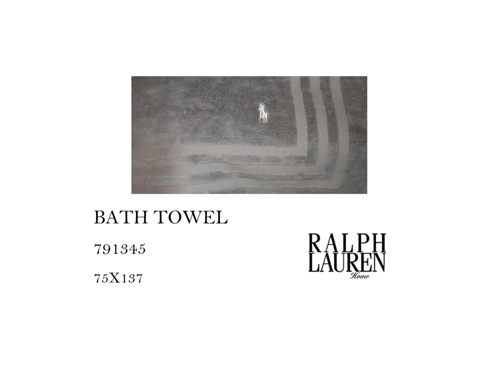 CLPLAY.E  GREY TOWEL  (3 STRIPES)