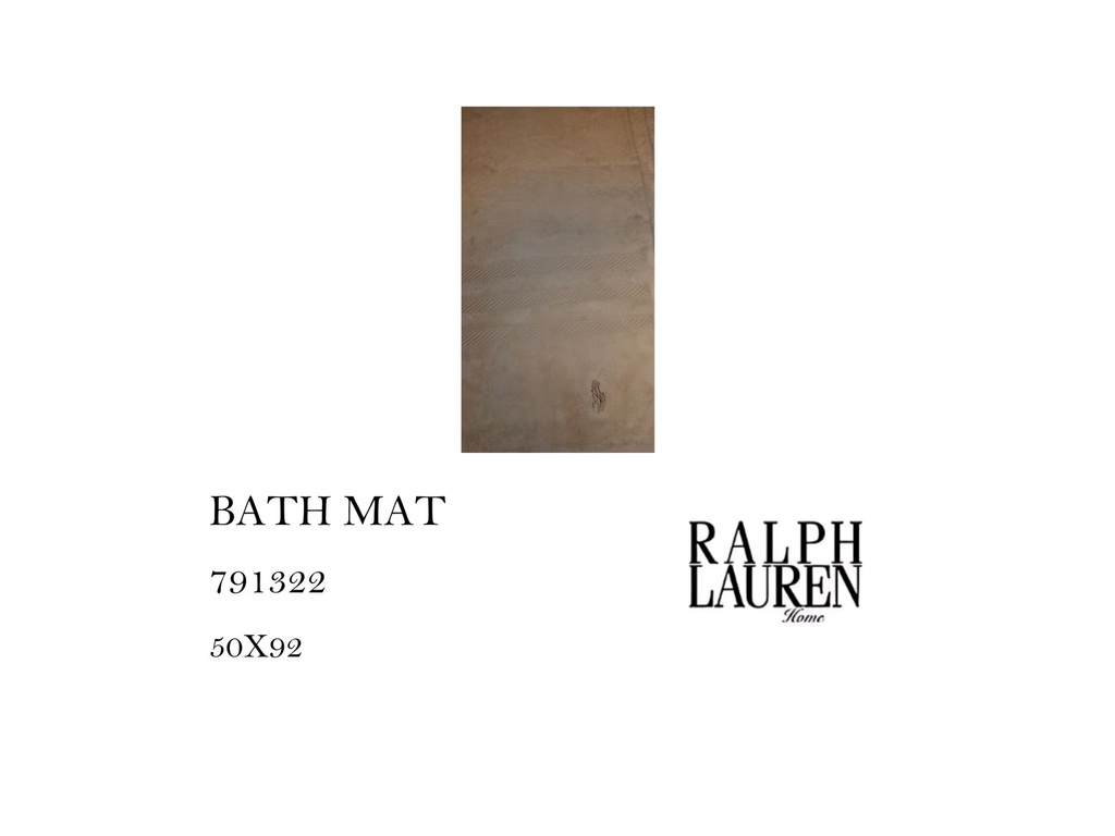 CLPLAY.E SILVER BATH MAT  (3 STRIPES)