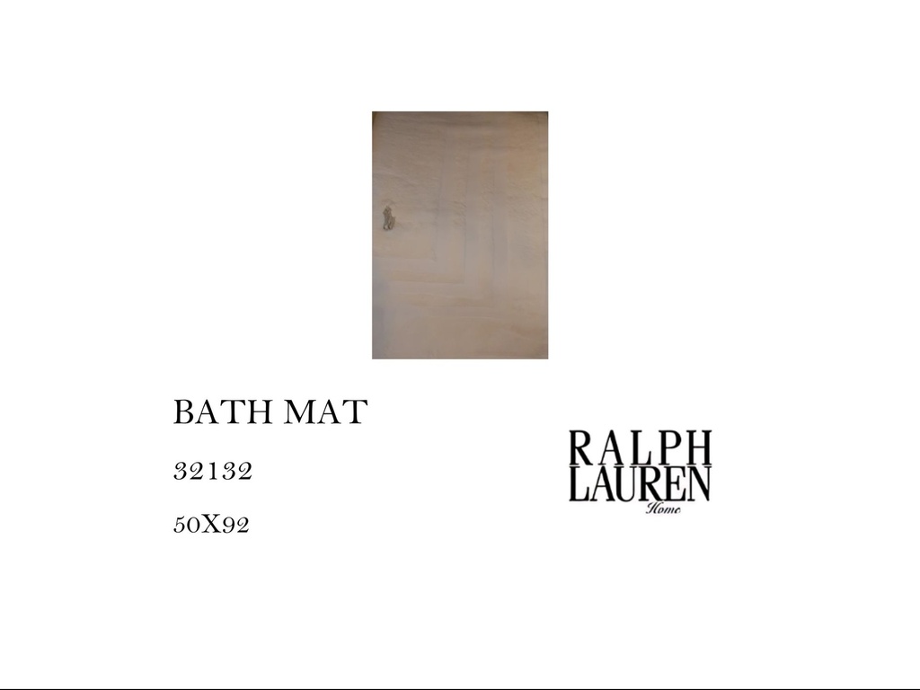 CLPLAY.EVANILLA BATH MAT (3 STRIPES)