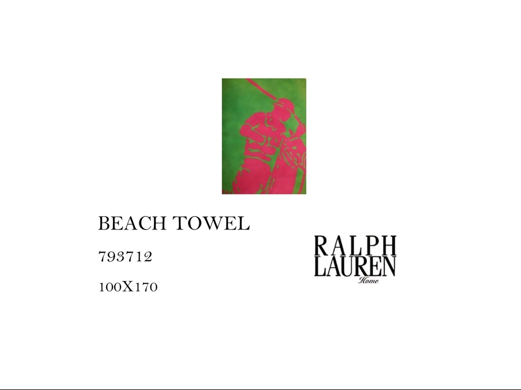 CLPOLOJA BEARMANI CASAH TOWEL
