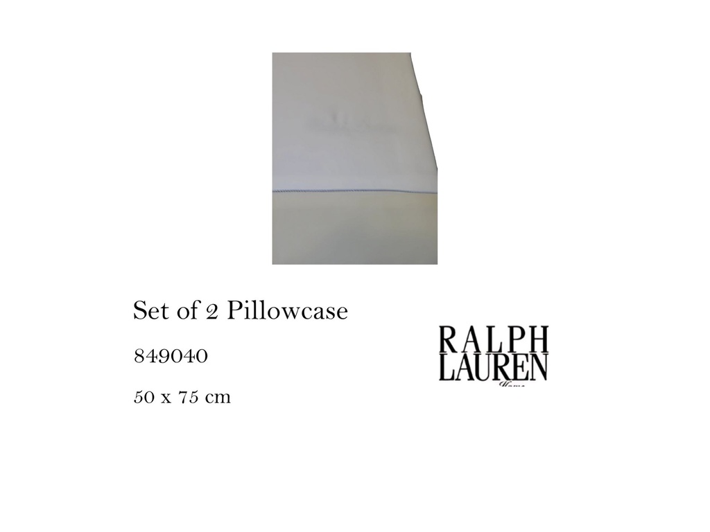 CLR624 CREAM 2 PILLOW CASES