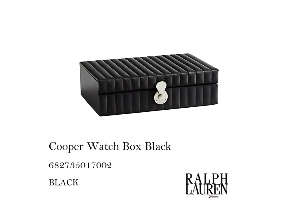 Cooper Watch Box Black