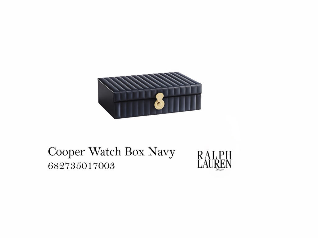 Cooper Watch Box Navy