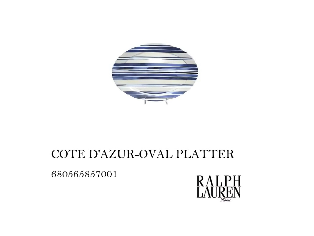 COTE D.AZUR-OVAL PLATTER