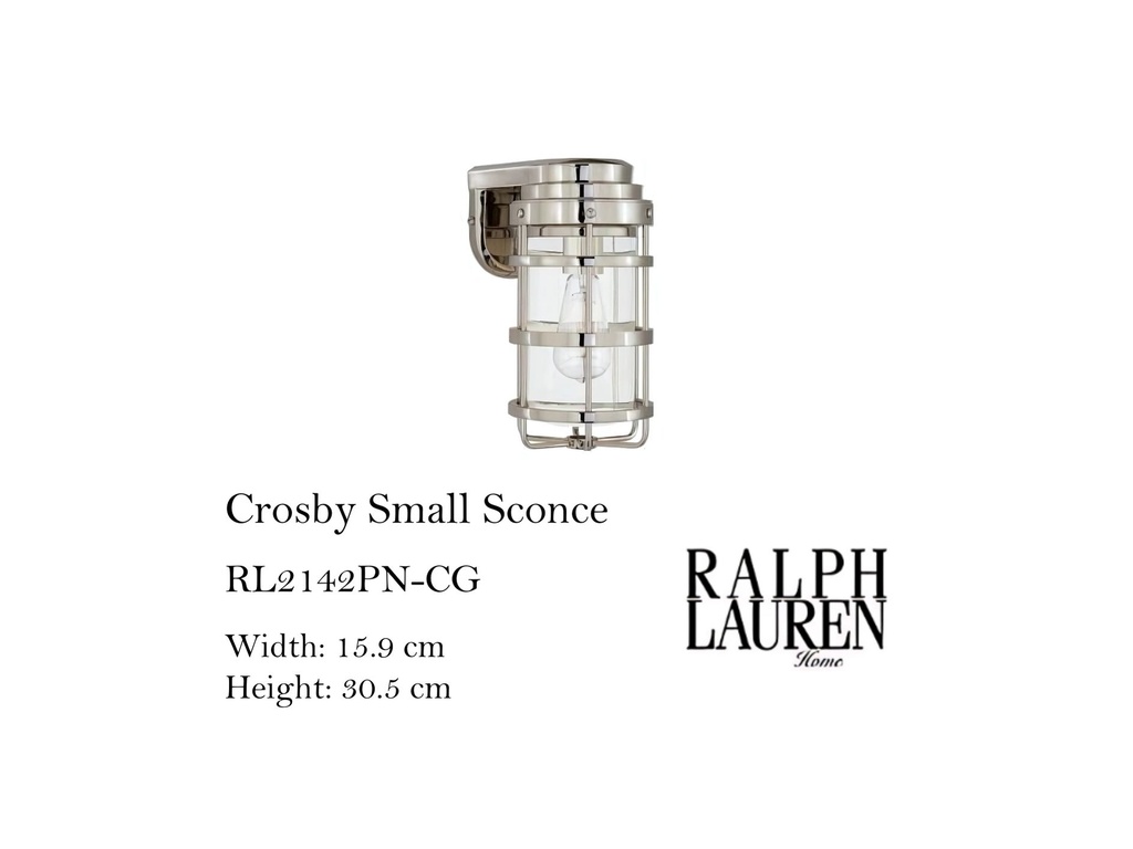 CROSBY SMALL SCONCE