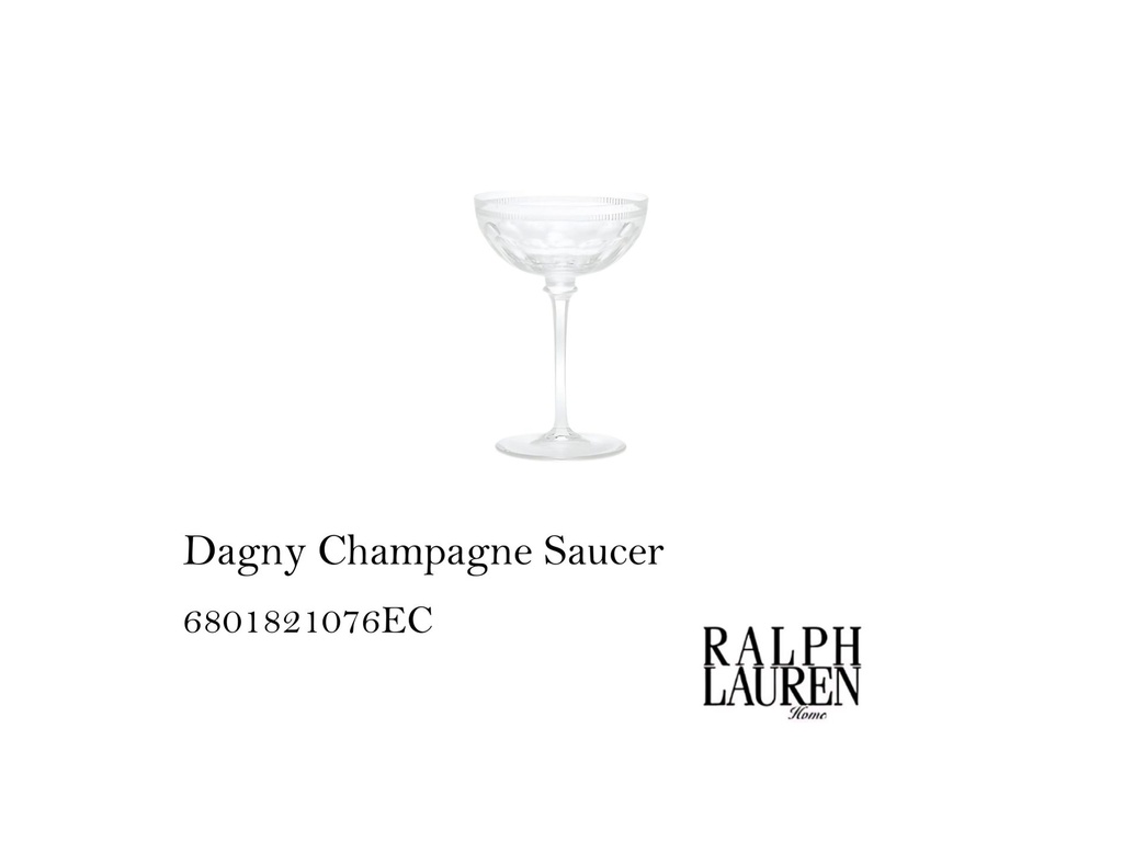 DAGNY CHAMPAGNE SAUCER
