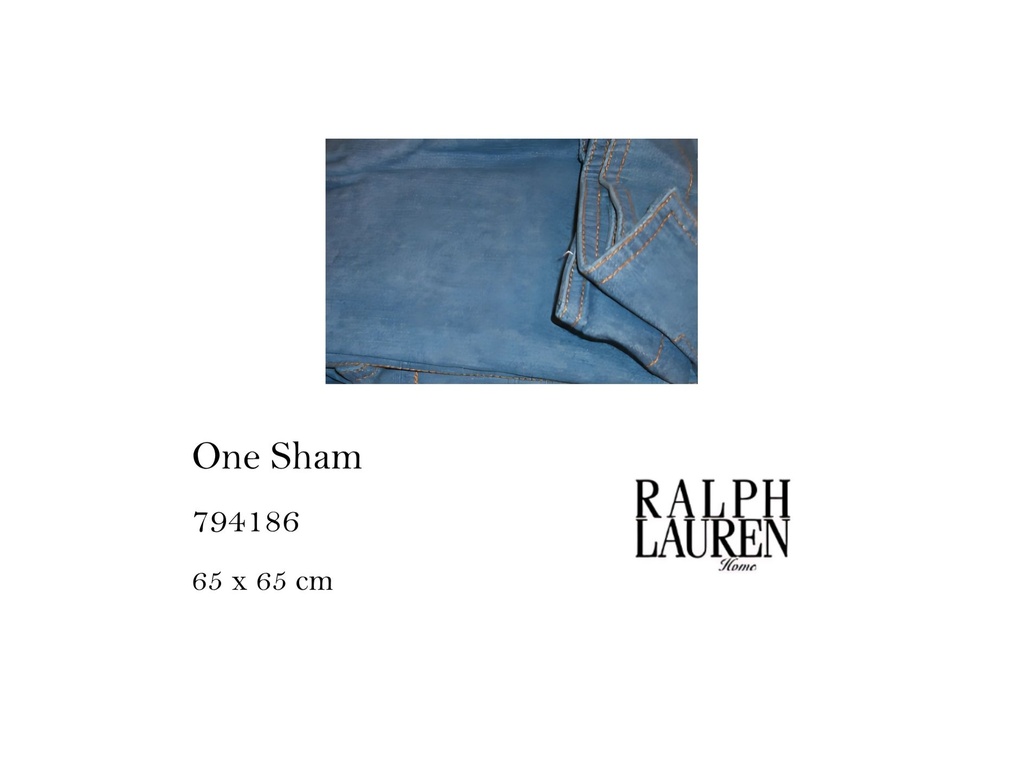 DOUBLE PILLOW CASE              (JEANS)