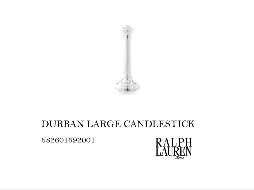 DURBAN LARGE CANDLESTICK