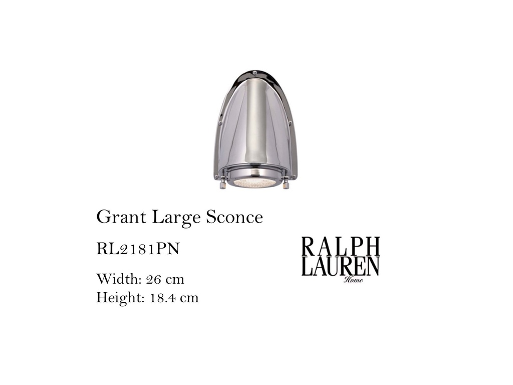 GRANT LARGE SCONCE