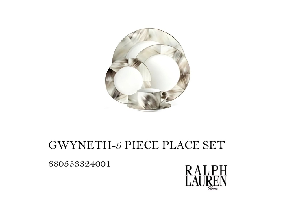 GWYNETH-5 PIECE PLACE SET