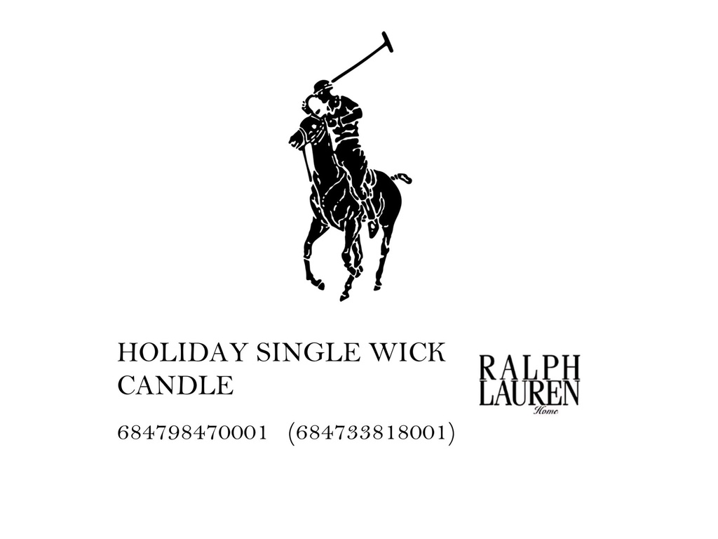 HOLIDAY SINGLE WICK CANDLE