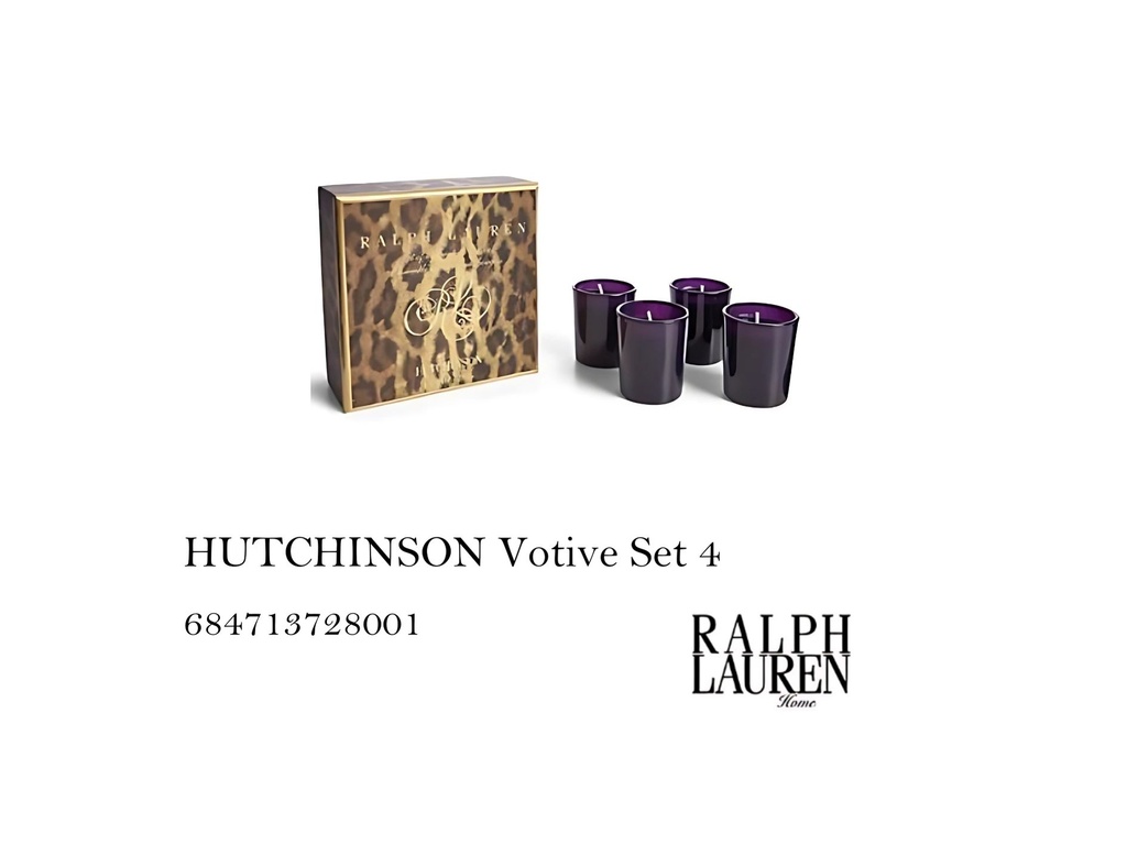 HUTCHINSON VOTIVE, SET/4