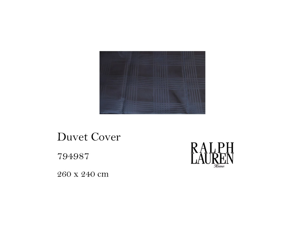 LSGLENPL NAVY DUVET COVER 260/240 FR