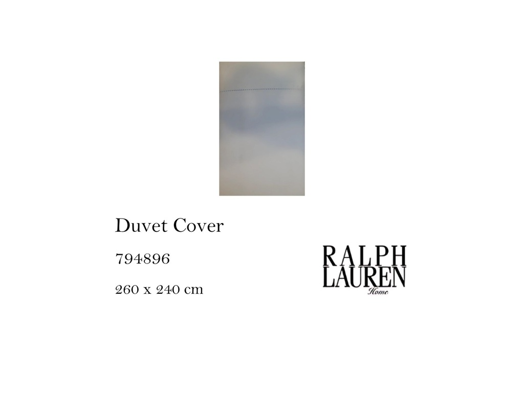 LSPAISLE DUVET COVER WHITE