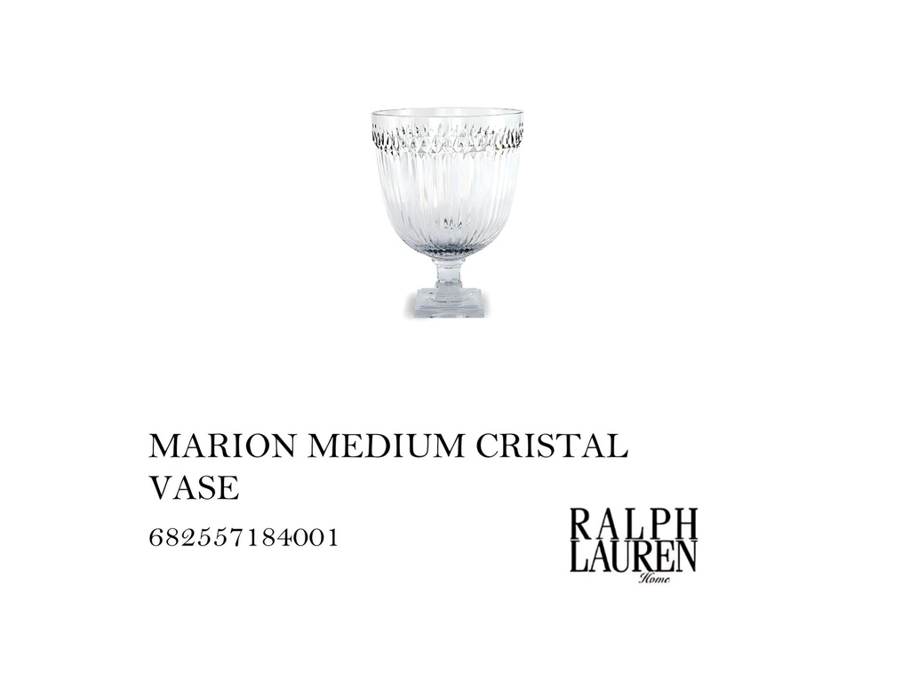 MARION MEDIUM CRISTAL VASE