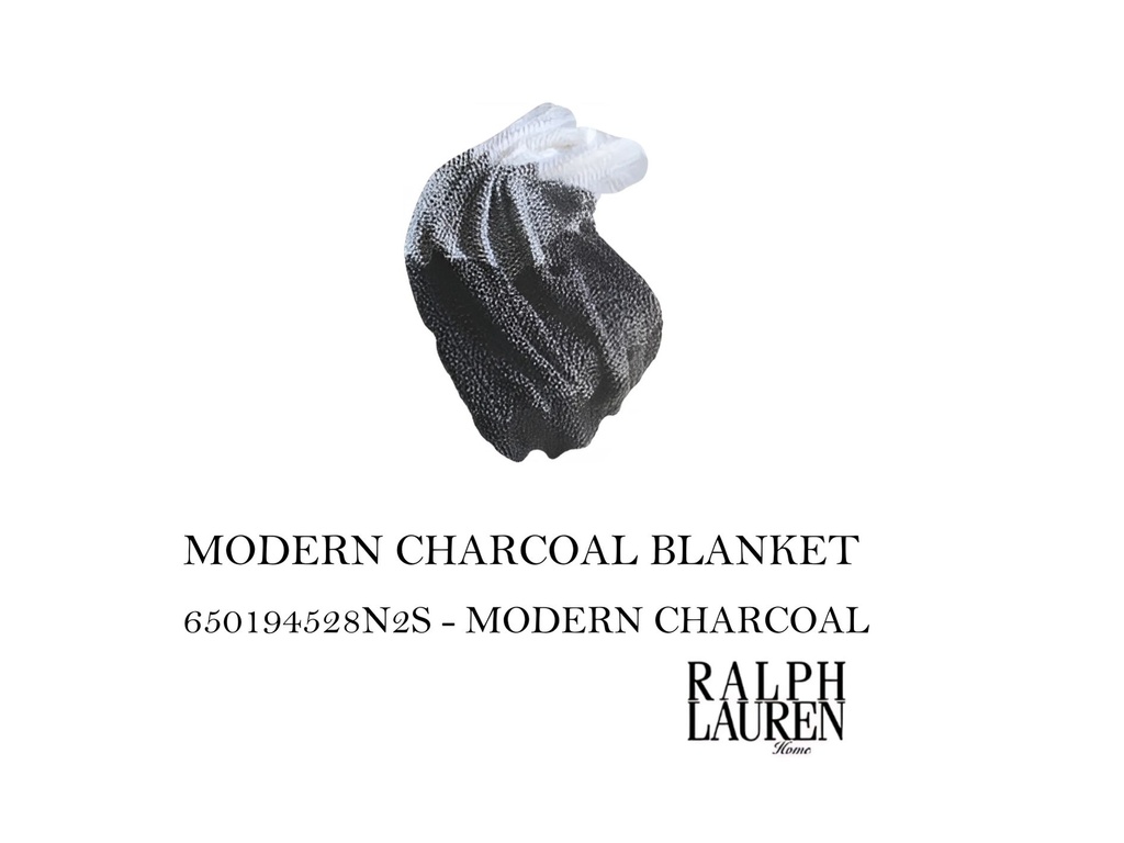 MODERN CHARCOAL BLANKET