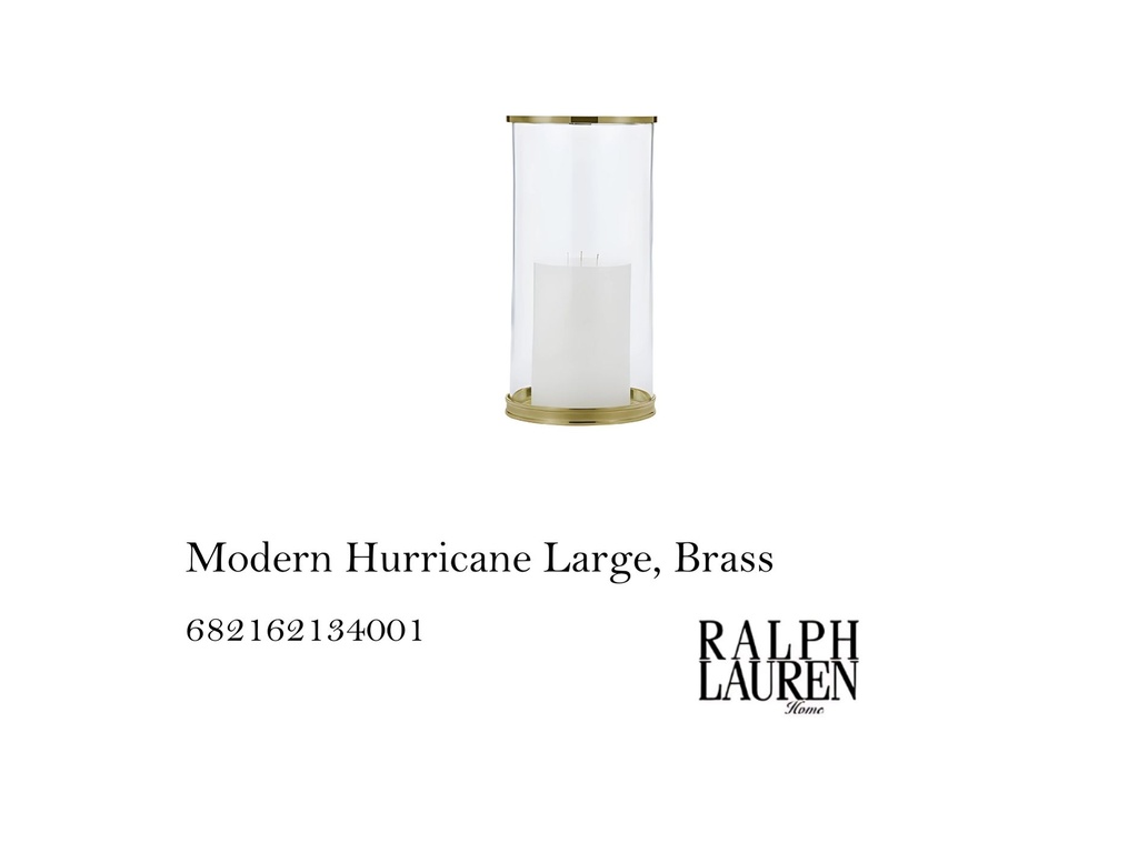 Modern Hurricane Large, Brass