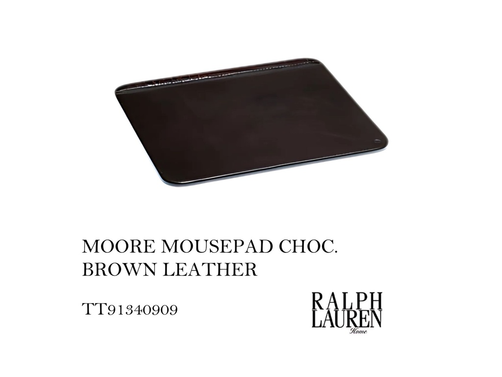 MOORE MOUSEPAD CHOC. BROWN LEATHER
