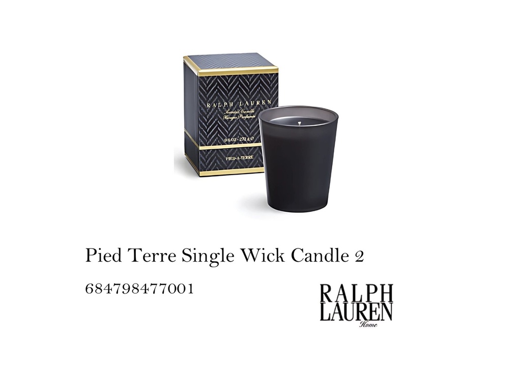 Pied Terre Single Wick Candle 2