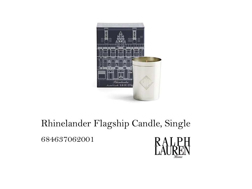 Rhinelander Flagship Candle, Single