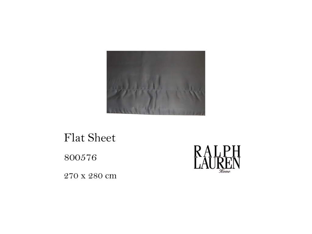 RLSATIN FLAT SHEET  BLACK