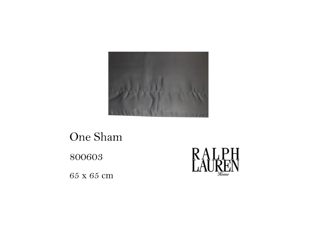 RLSATIN SHAM BLACK