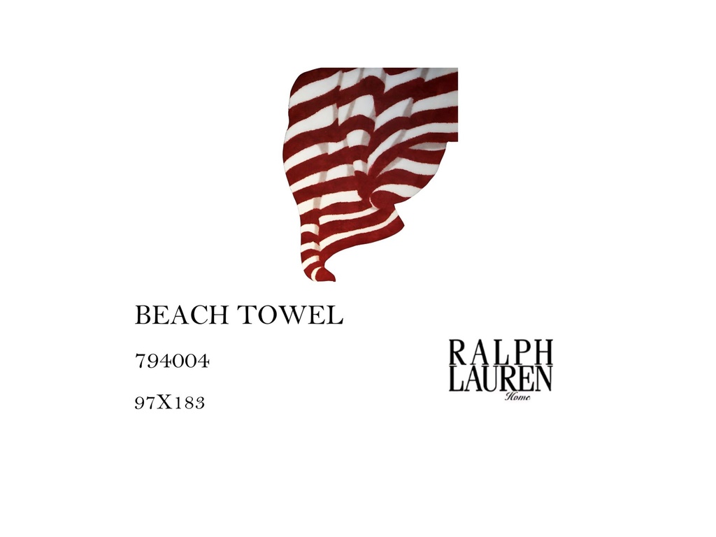 RLUSFLAG BEAH TOWEL NAVY NAVY FLAG