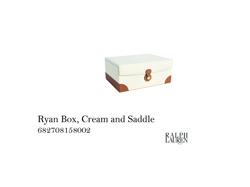 Ryan Box, Cream and Saddle