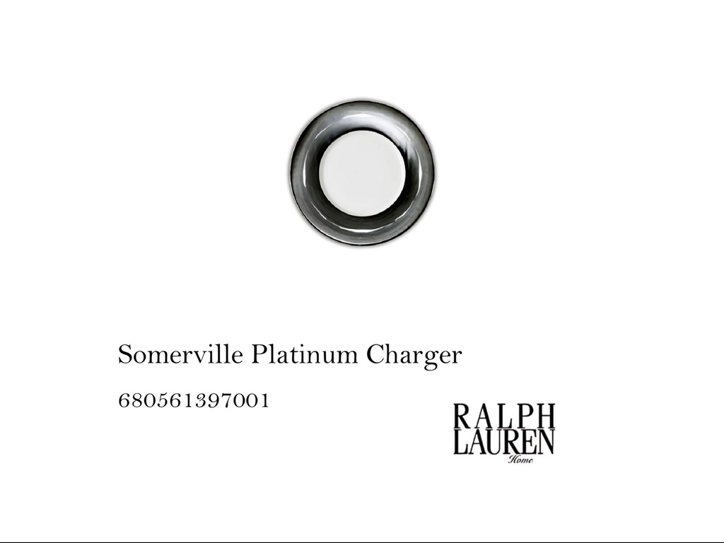 SOMERVILLE PLATINUM CHARGER