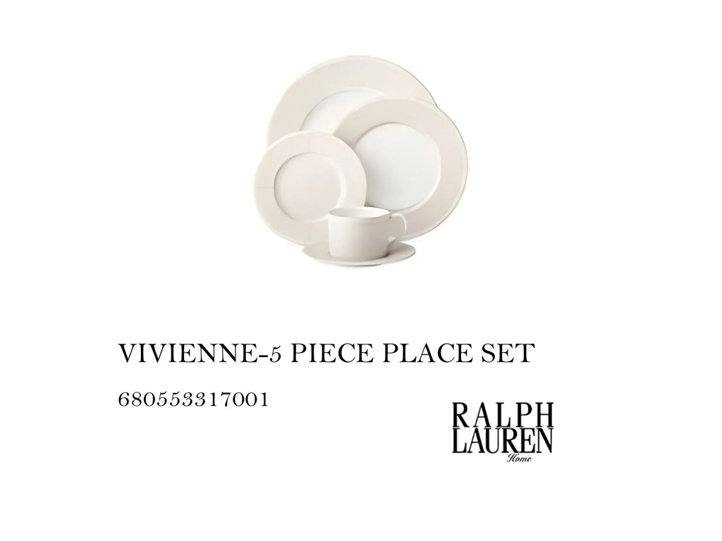 VIVIENNE-5 PIECE PLACE SET