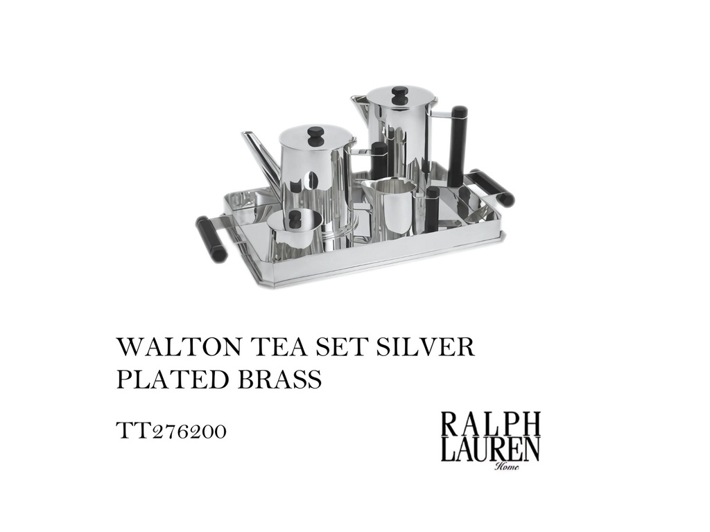 WALTON TEA SET SILVER PLATED BRASS