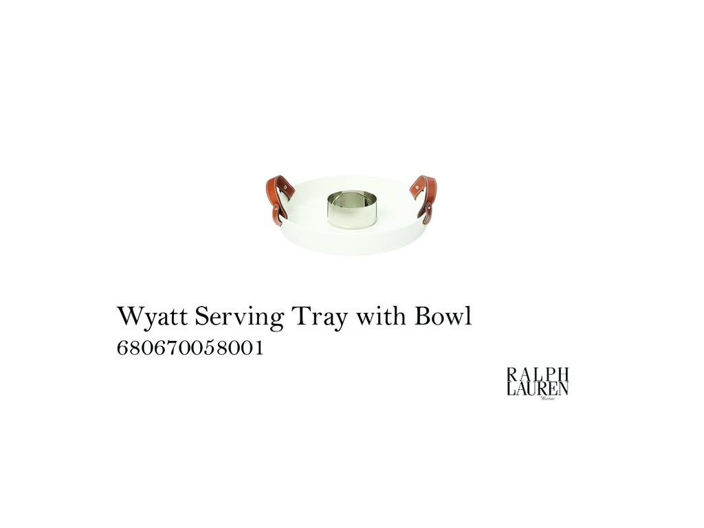 Wyatt Serving Tray with Bowl