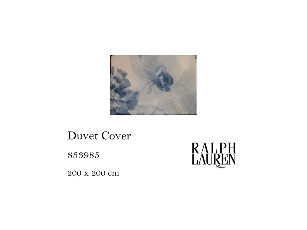 SEFLORAL BLUE DUVET COVER  200/200 FR
